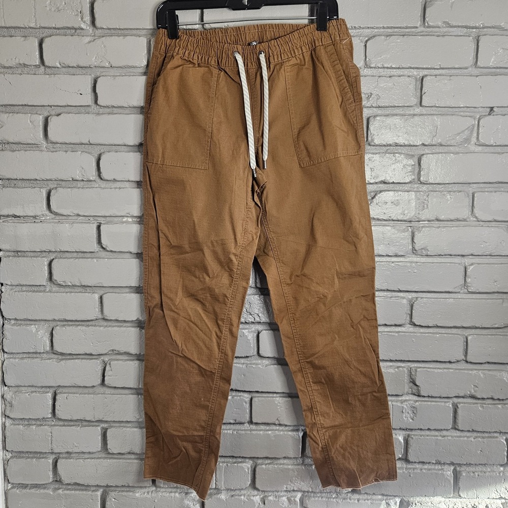 Vuori Mens Pants Small Dura Terra‎ Ripstop Brown